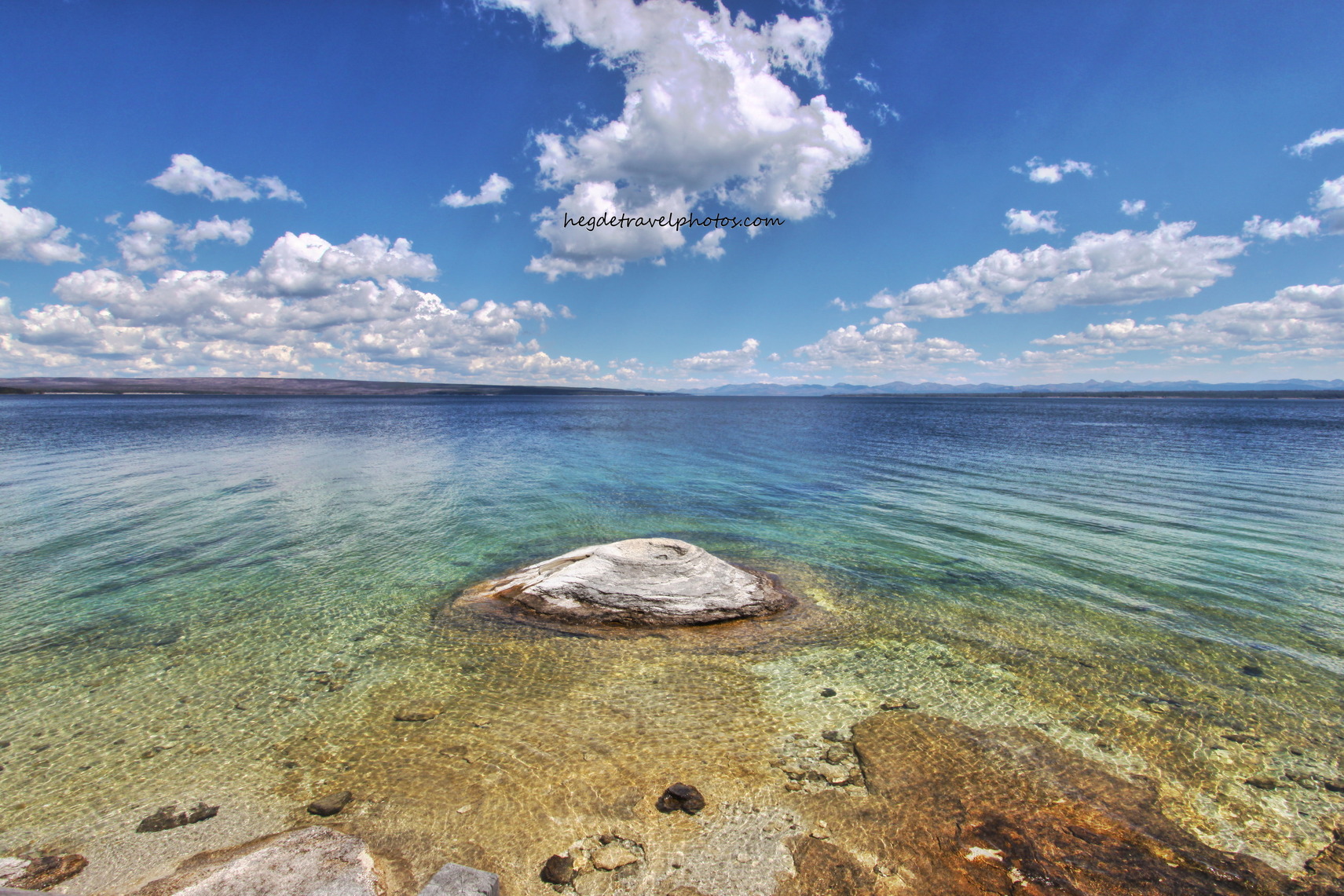 West Thumb Geyser Basin and South