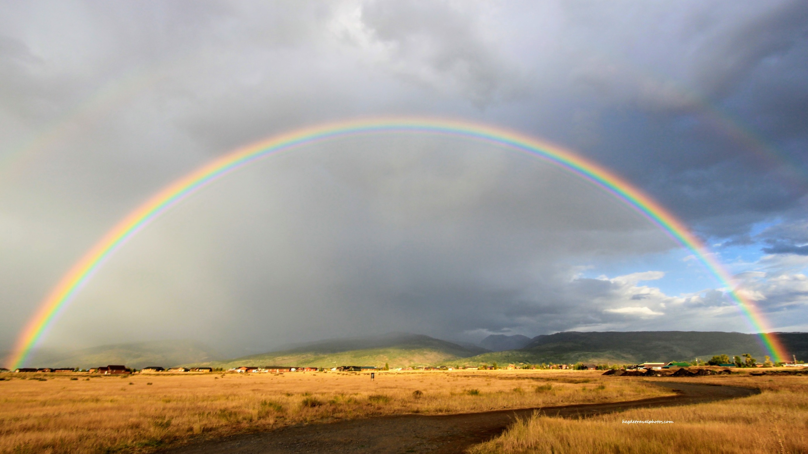 Double Rainbow on the Horizon