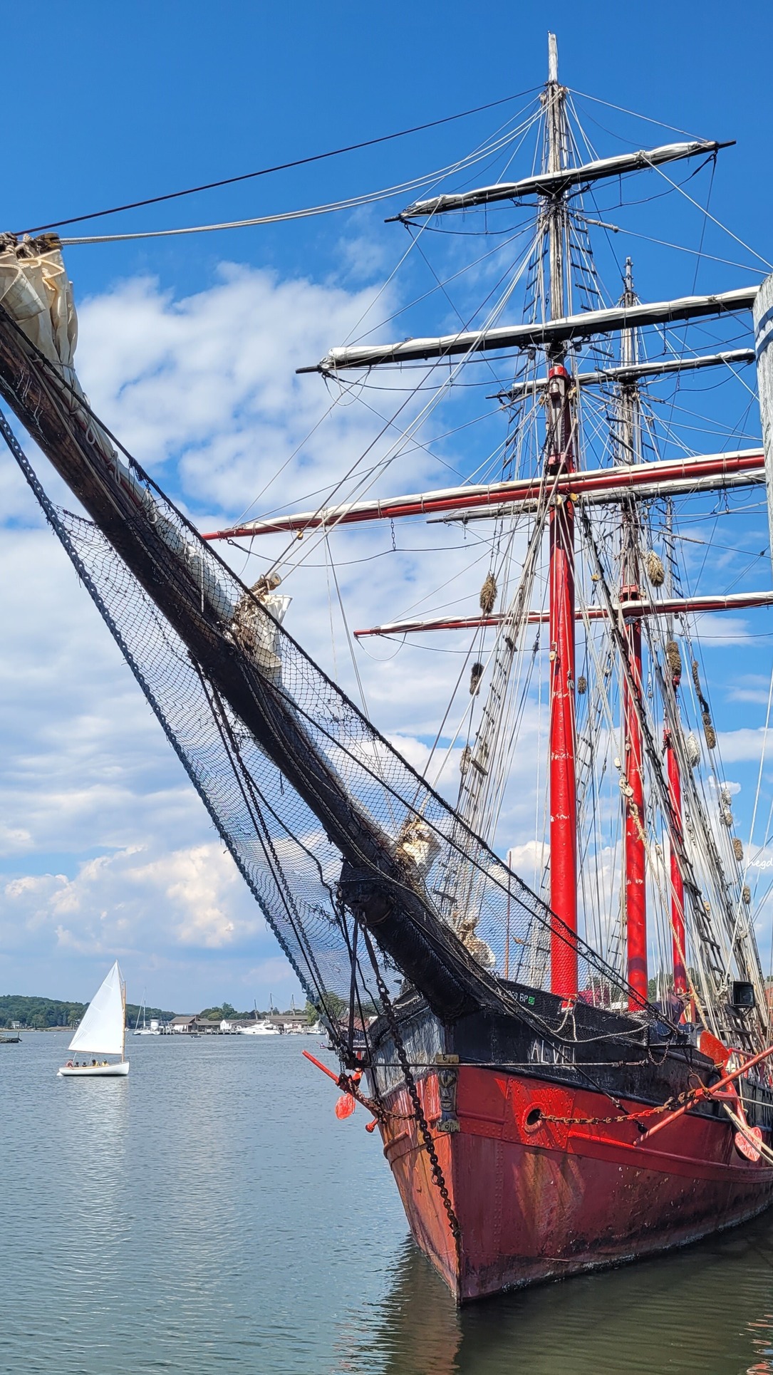 Vintage Sailing Ship at Mystic Seaport