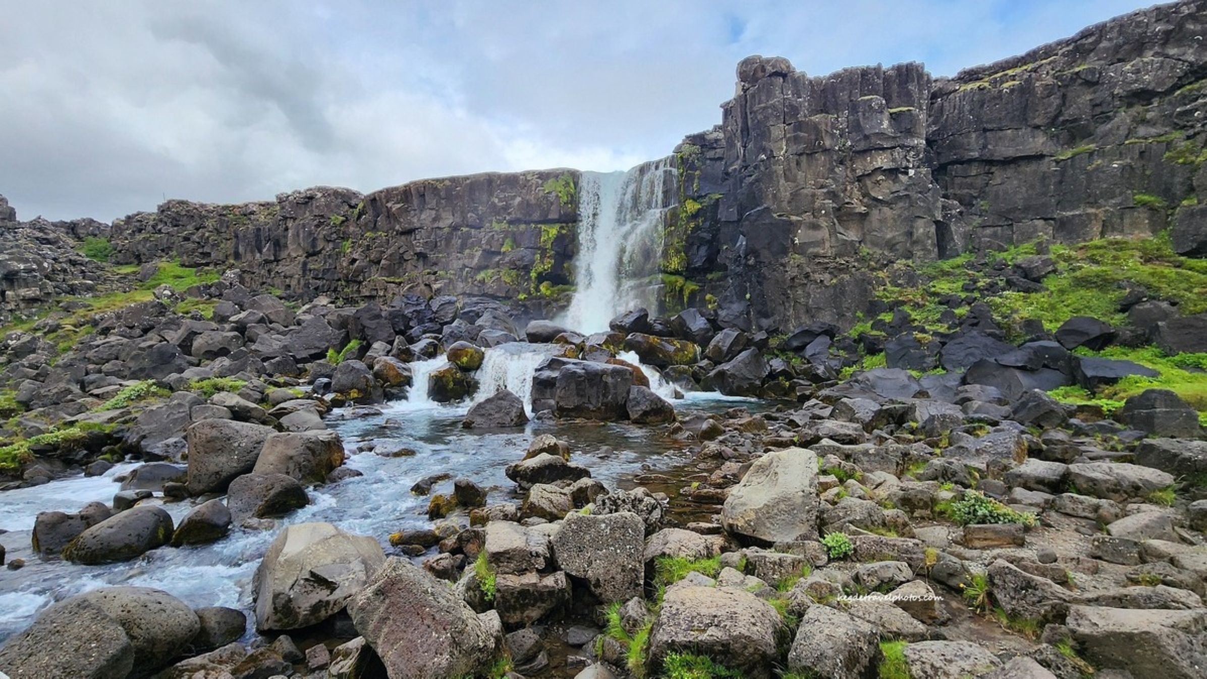 Öxarárfoss in Thingvellir National Park, Iceland